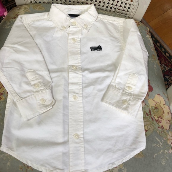 boy/'s boys shirt clothes plaid button down fall winter S 5 6 long sleeve top